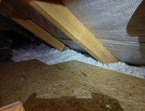 Zateplení stropu rodinného domu v Brně